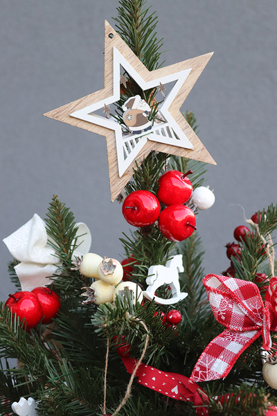 choinka sztuczna, dekoracyjna na stojaku, Christmas with tenDOM, wys.155cm  