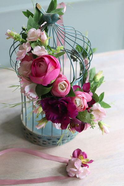 Clarina, różowy wianek na głowę, rozmiar uniwersalny