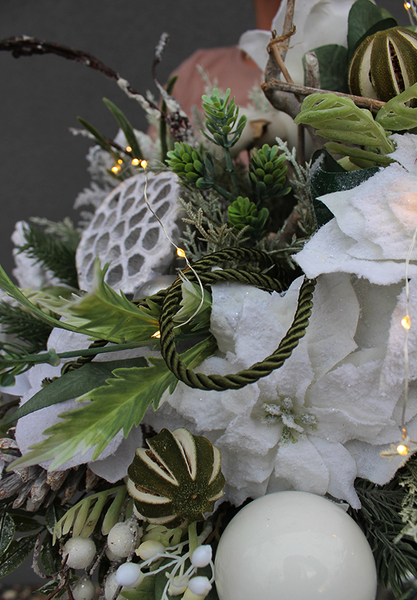 box świąteczny Królowa Śniegu Deluxe, wys.56cm 