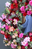 Neron XXL, ogromny wieniec / wiązanka nagrobna, śr.77cm