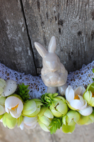 dekoracyjny wianek Zielony, śr.30cm 