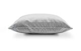 poduszka dekoracyjna welurowa, Velvetia, srebrna szarość, wym.40x60cm