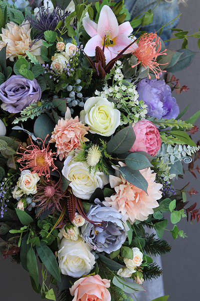 Tedano, elegancka wiązanka nagrobna, dł.85cm