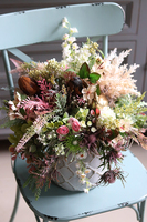 bogata kompozycja wielkanocna ze złotą kurą, Zorza, wys.43cm 