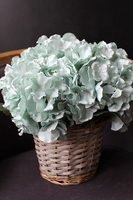 kosz z kwiatami Romantyczna Hortensja Błękitna 35x35cm