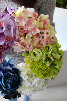 dekoracyjny wianek na drzwi Beautiful Colours, śr.37cm