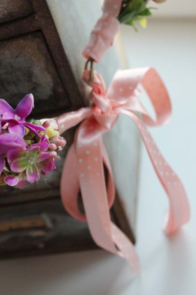 Camille, kwiatowy wianek na głowę, rozmiar uniwersalny 