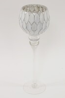 elegancki świecznik glamour, Forester White, wys.40cm