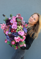 dekoracja kwiatowa glamour Monique, wym. 30x34x50cm