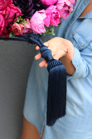 Caryca Katarzyna Pink Vibes, duży kolorowy wianek z chwostem, śr.68cm