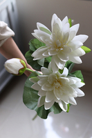 OD RĘKI Amareo, lilia wodna na gałązce, biała, dł. 125cm