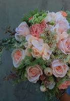 nagrobna, bardzo elegancka kompozycja kwiatowa, Eligia, wys.30cm 