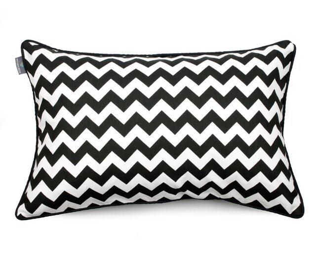 poduszka dekoracyjna Zig Zag Black White 40x60