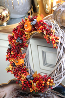 dekoracyjny wianek Złota Jesień, śr.44cm