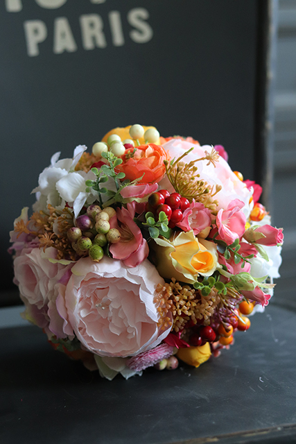 dekoracyjna kula kwiatowa Salla, śr.17cm