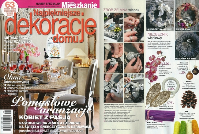 wianek dekoracyjny Button 4, śr. 22cm