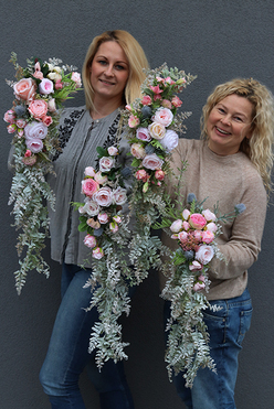 Carmen, krótka pastelowa girlanda do dekoracji, 1szt, dł.45cm 