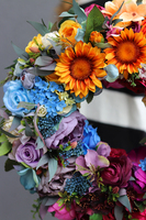 barwny wianek, Kolorowa Pogoda, śr.42cm 