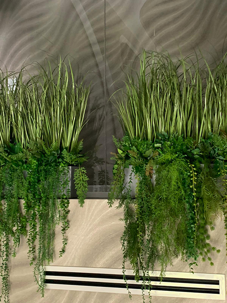 Balconera Ferina, ekskluzywna kompozycja z trawami w donicy, wys.95cm