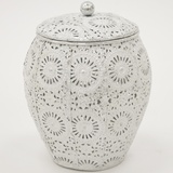 ażurowy pojemnik, Indie Silver, wym.16.5x13cm