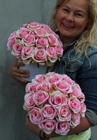 kompozycja kwiatowa / bukiet Flowerbox Sympatico, wys.23cm