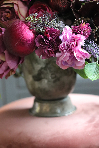 kompozycja świąteczna w pucharze, Selina, wym.39x53cm