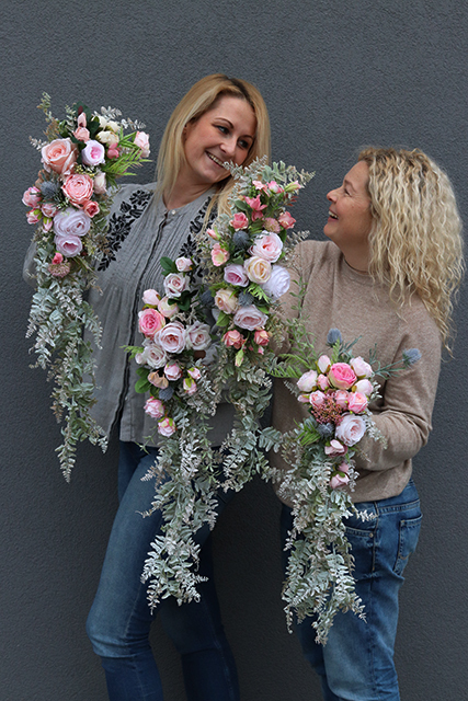 Carmen, krótka pastelowa girlanda do dekoracji, 1szt, dł.45cm 