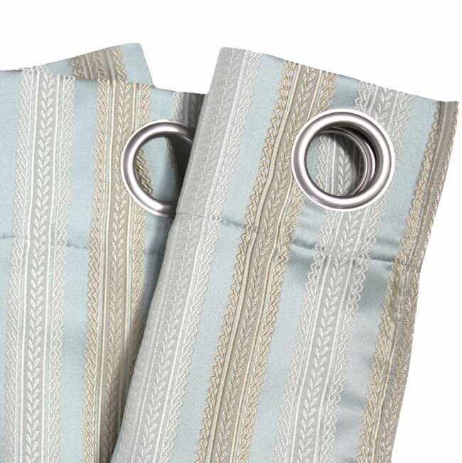 Stripes, elegancka zasłona mięta, wym.140x270cm