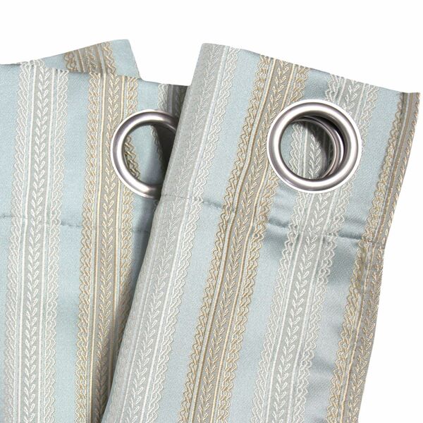 Stripes, elegancka zasłona mięta, wym.140x270cm