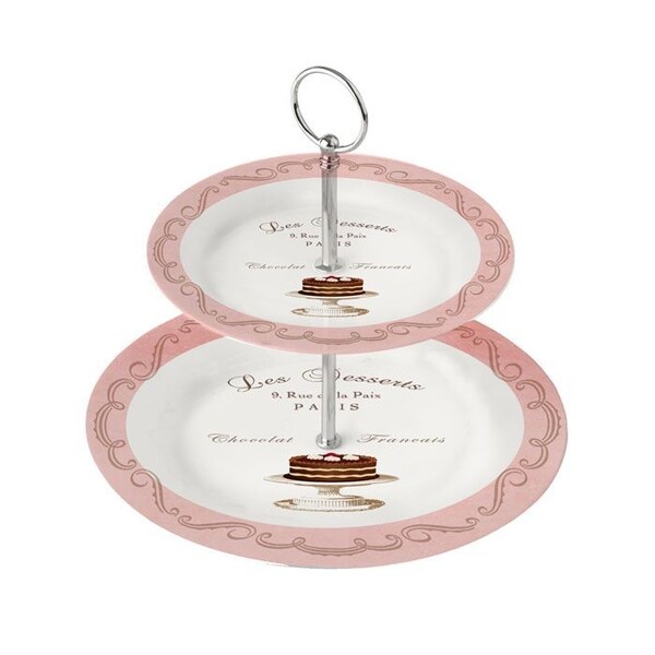 Dark Stone etażerka śr.25cm