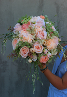 nagrobna, bardzo elegancka kompozycja kwiatowa, Eligia, wys.30cm 