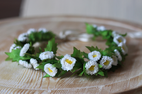 Dorothea komunijny wianek na głowę, rozmiar uniwersalny, dziecięcy