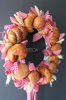 oryginalny wianek na drzwi Pieczywo śr.38cm