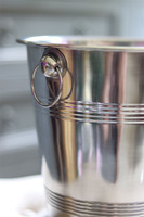 Borys, naczynie metalowe / wiaderko na lód / cooler, wym.21x22cm