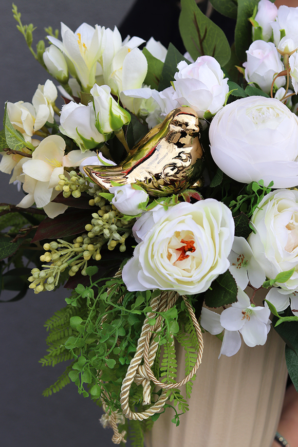 Dangelo, szlachetna kompozycja w ceramicznym naczyniu, wys.56cm