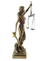 elegancka figurka, Temida, wys.35cm