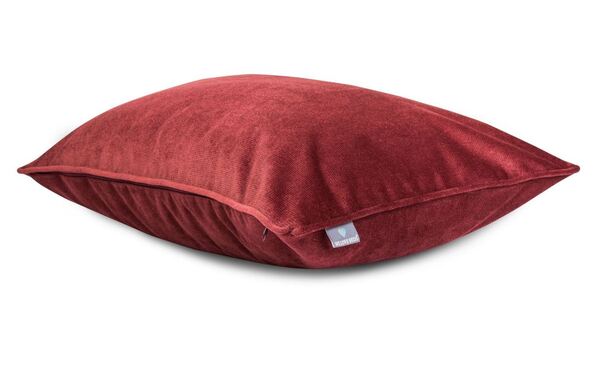 poduszka dekoracyjna welurowa, Velvetia, burgund, wym.40x60cm
