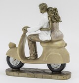 dekoracyjna figurka, Zakochani na Motorze, wym.22x20x8cm