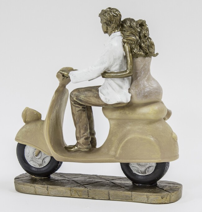 dekoracyjna figurka, Zakochani na Motorze, wym.22x20x8cm