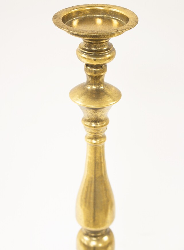 elegancki złoty świecznik, Allani Gold, wym.65x13cm