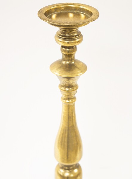 elegancki złoty świecznik, Allani Gold, wym.65x13cm