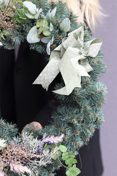 Geratta, wianek ozdobny / stroik dekoracyjny, śr.54cm