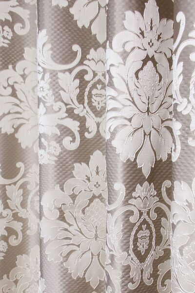 Exclusive Orientano, elegancka zasłona jasny brąz, wym.140x270cm