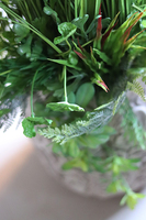 Caletto, modna dekoracja ze sztucznych traw & sukulentów, wys.120cm