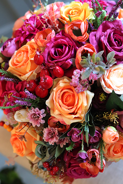 barwna kompozycja w koszu Melancholia Big wys.36cm 