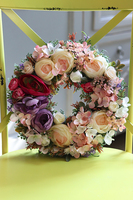 Balleno, piękny pastelowy wianek, śr.27cm 