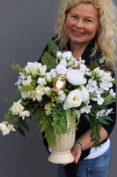 Dangelo, szlachetna kompozycja w ceramicznym naczyniu, wys.56cm