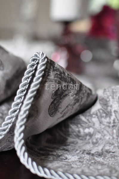 obrus Residence Grey 140x140cm