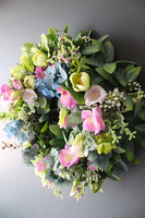 dekoracyjny wianek Pani Wiosna 2, śr.30cm