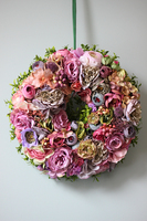 Bogactwo Natury 2, piękny wianek na drzwi, śr.30cm